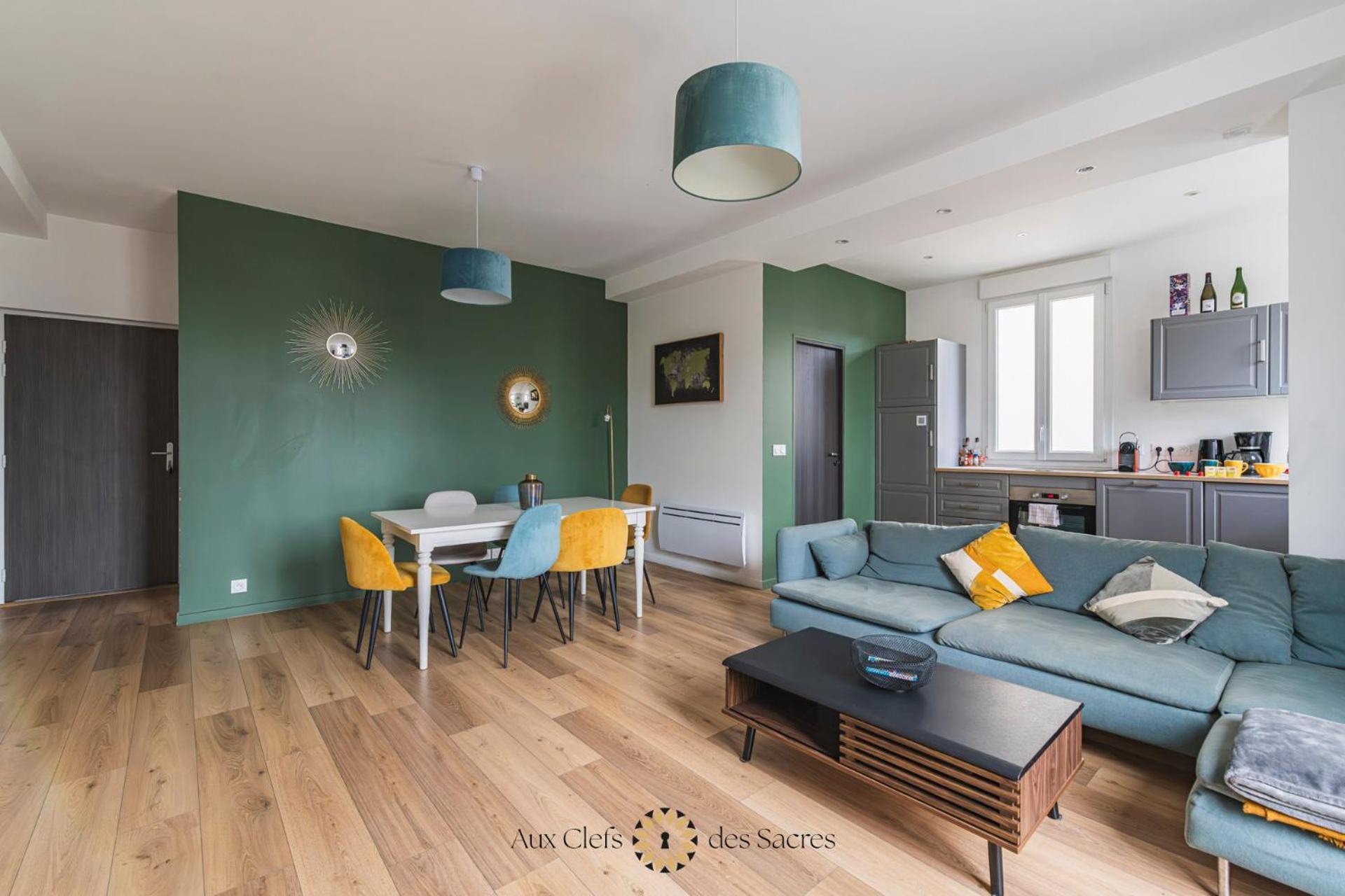 Ponsardin #55 Spacieux Appartement 3 Ch 6 Couchages رانس المظهر الخارجي الصورة