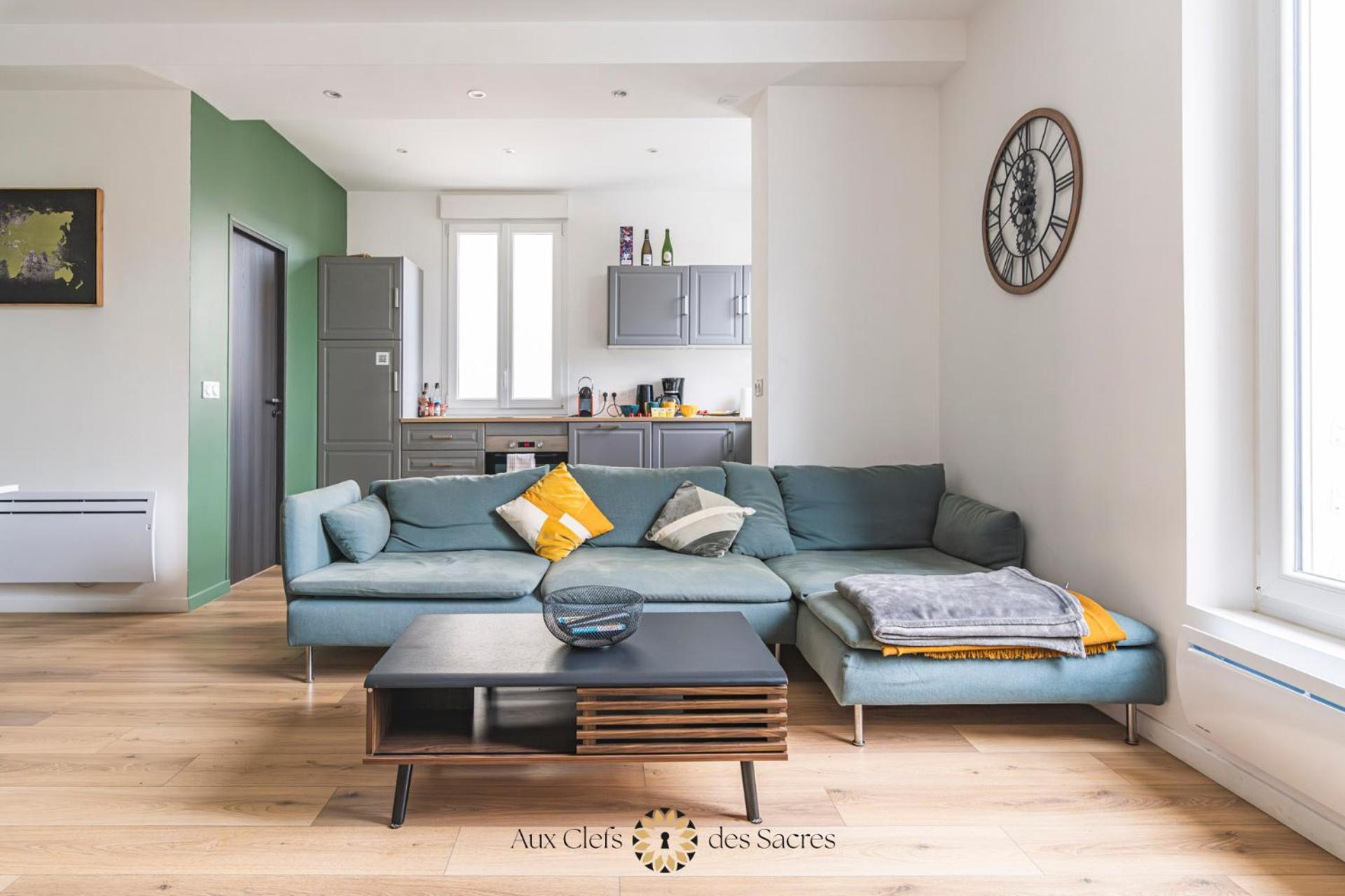 Ponsardin #55 Spacieux Appartement 3 Ch 6 Couchages رانس المظهر الخارجي الصورة